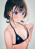 【With images】Girls (... So much this ethiechi swimsuit is small)