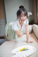 甜 Beautiful Girl Bare Body Release Ceramics on the Floor _leleXiuRen No.1705 (43P)