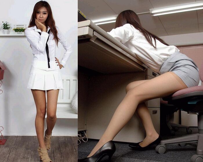 The image that the beautiful person with an erotic body shows the thighs plums, will you erect? [32 sheets] 19th image