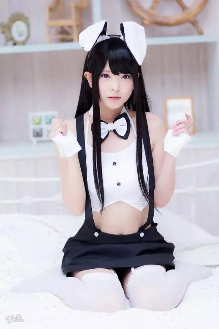 Rabbit EarEd Image Bunny Girl Charm Point (162P) 16th image