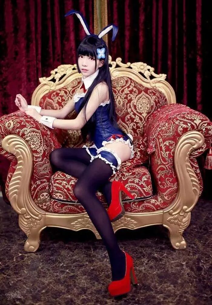 Rabbit EarEd Image Bunny Girl Charm Point (162P) 25th image