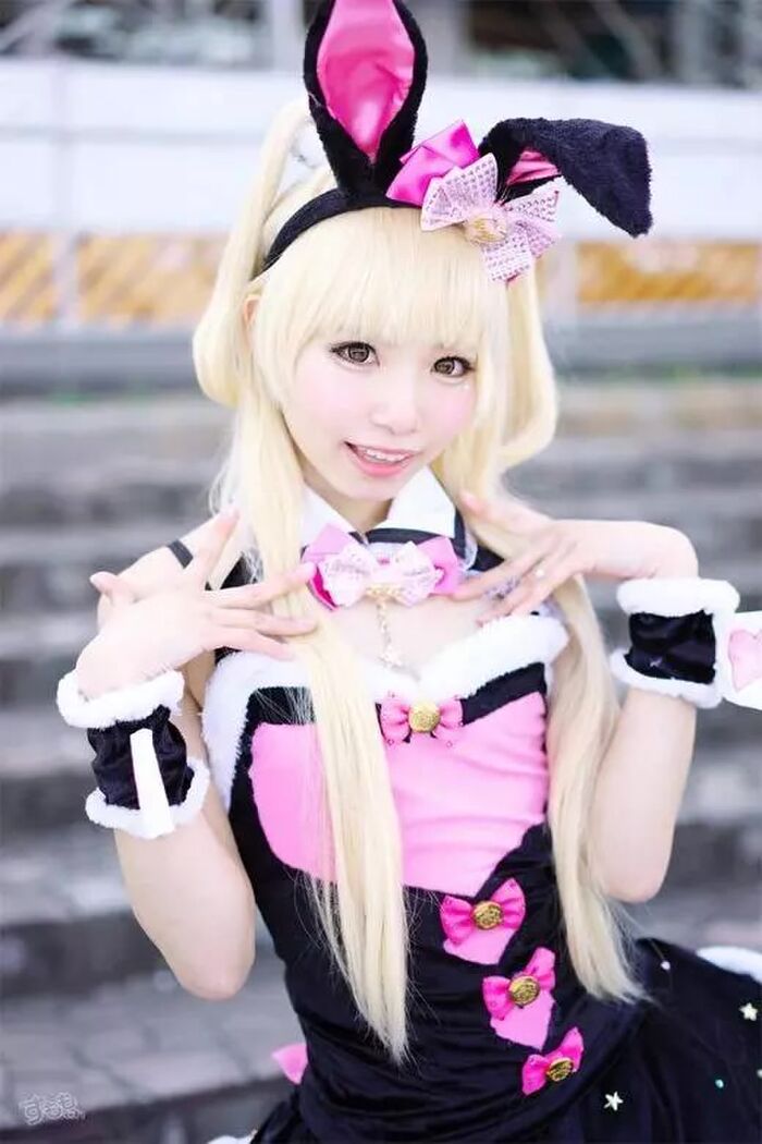 Rabbit EarEd Image Bunny Girl Charm Point (162P) 63th image