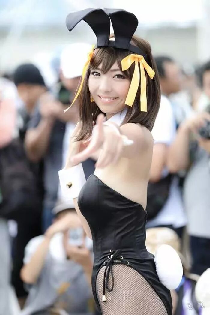 Rabbit EarEd Image Bunny Girl Charm Point (162P) 94th image