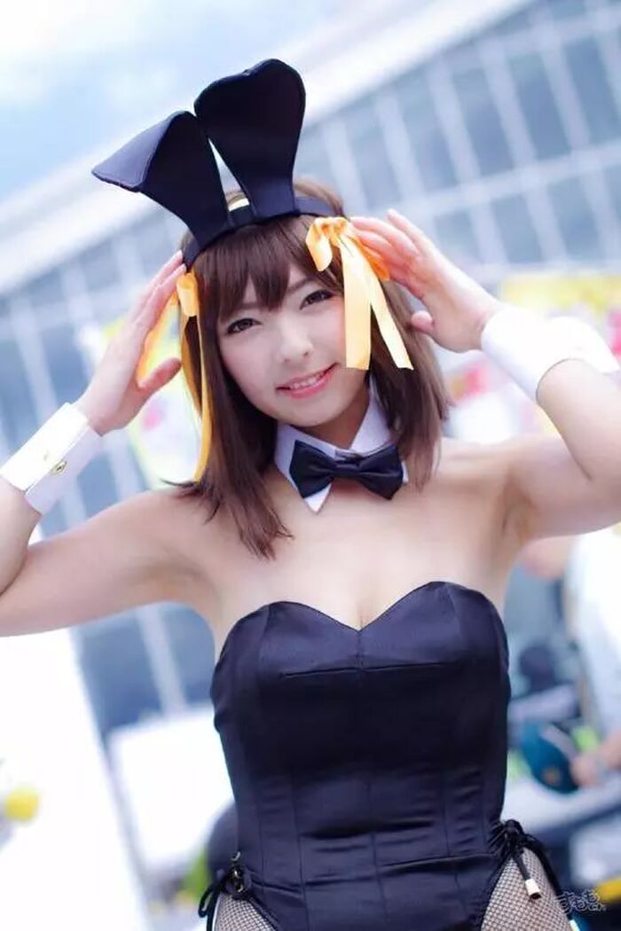 Rabbit EarEd Image Bunny Girl Charm Point (162P) 95th image