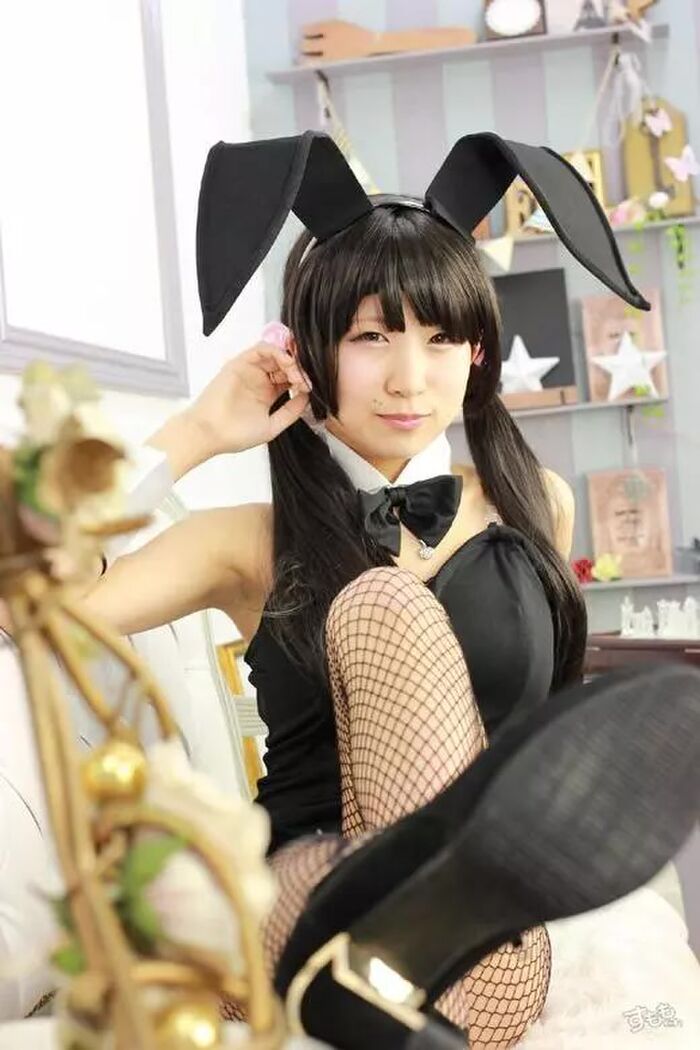 Rabbit EarEd Image Bunny Girl Charm Point (162P) 96th image