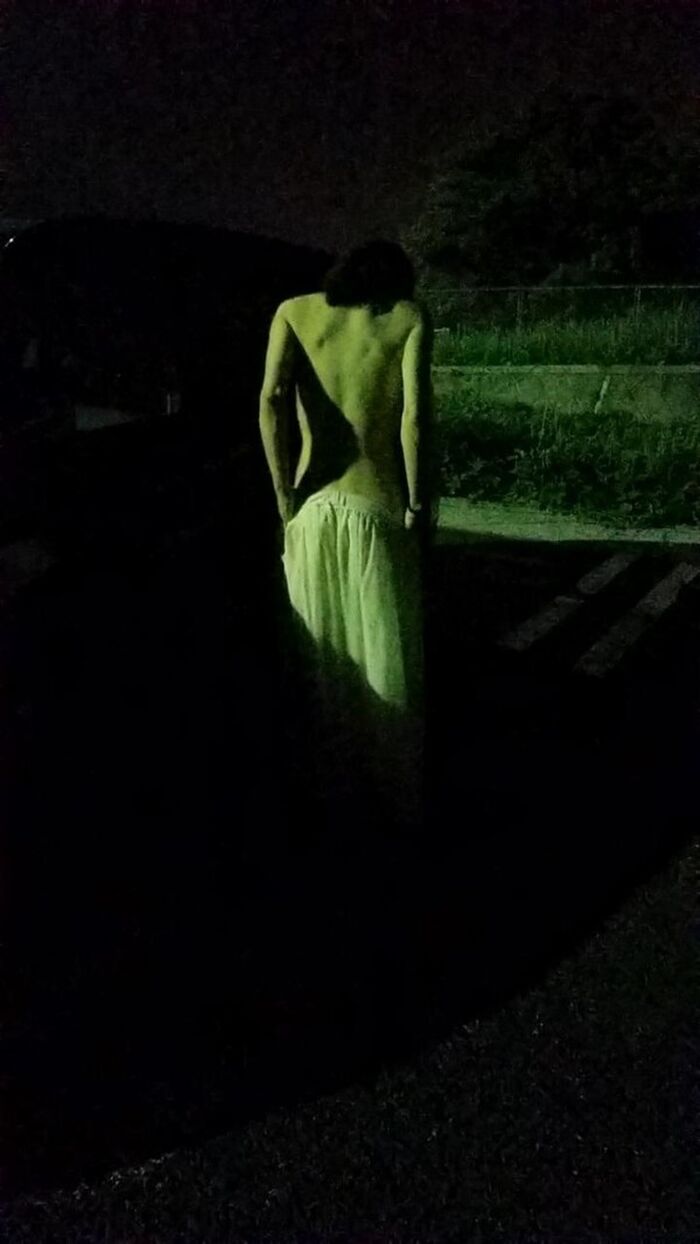 【Exposure】Parking area, so amateur women taking off 28th image