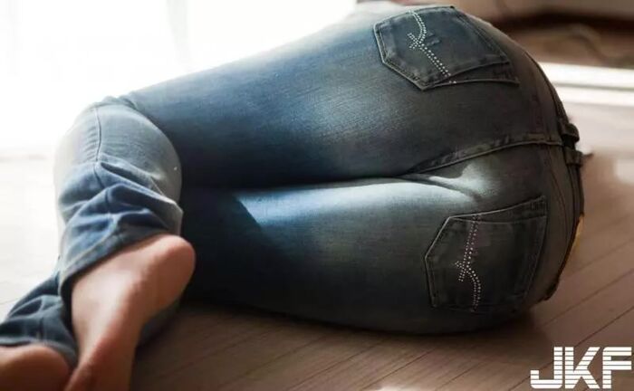 Denim erotic statue| jeans, hotpants, fetish nude (98P) 15th image