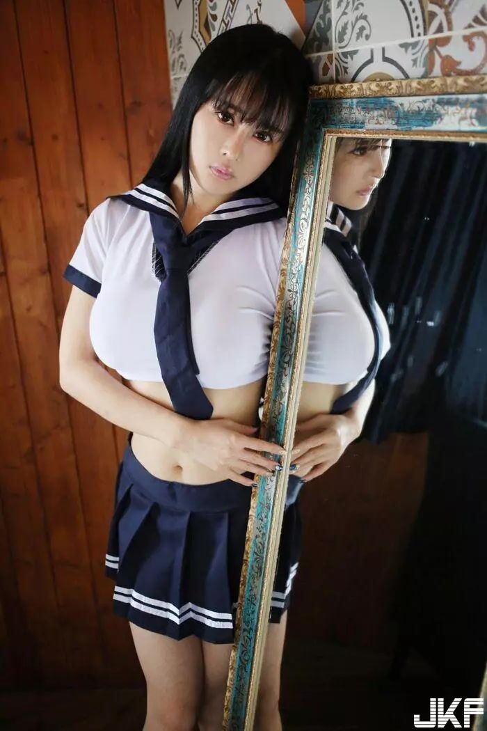 Longing for Akane Hajine buttocks white white clothes big 17th image