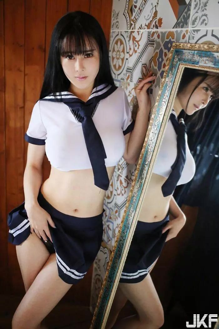Longing for Akane Hajine buttocks white white clothes big 18th image
