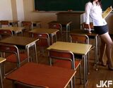 Female Teacher Erotic Statue "Let's, Teacher, I Have A Full View" (103P)