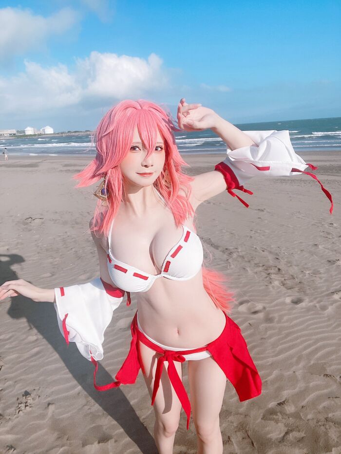 Ritsu (Koritsu) Busty Cosplay Image Summary! Taiwanese beauty layer is too erotic cute with slender big 2th image
