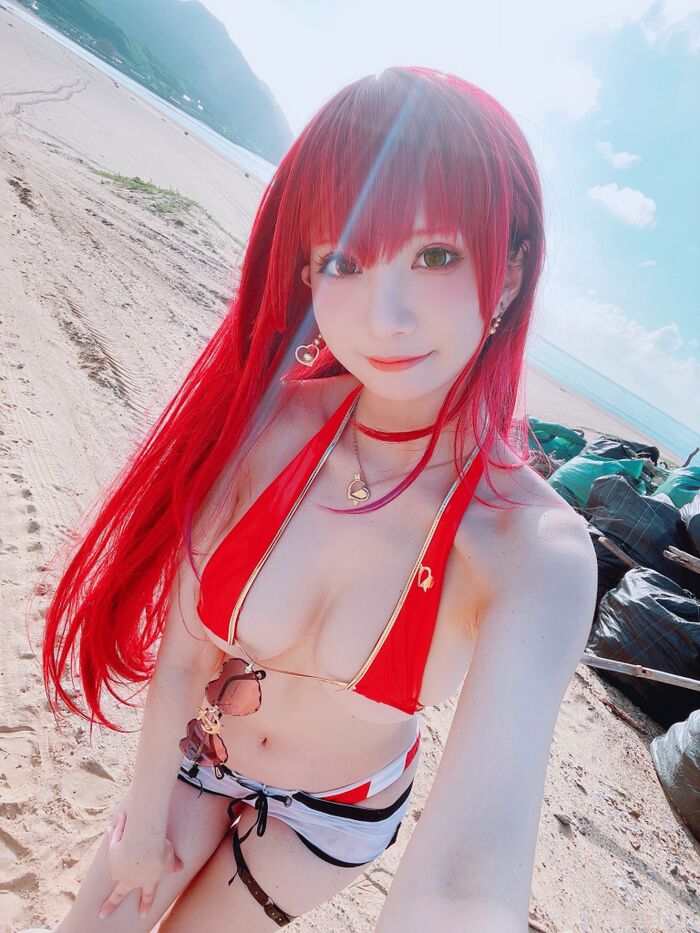 Ritsu (Koritsu) Busty Cosplay Image Summary! Taiwanese beauty layer is too erotic cute with slender big 52th image