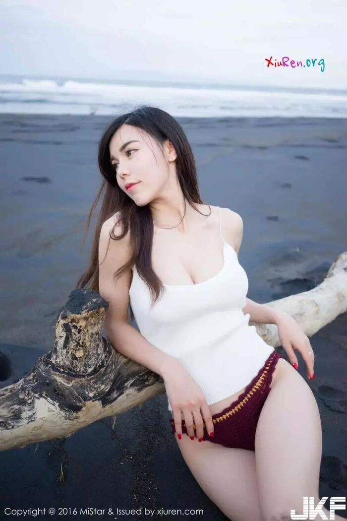 [MiStar魅妍社]凹凸有致撩人骨感辣模沈佳熹(星辰)沙灘風情泳衣藝術照 13th image