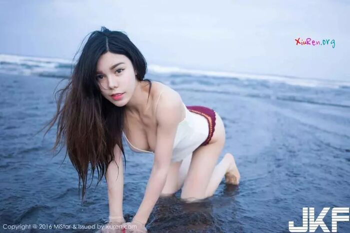 [MiStar魅妍社]凹凸有致撩人骨感辣模沈佳熹(星辰)沙灘風情泳衣藝術照 34th image